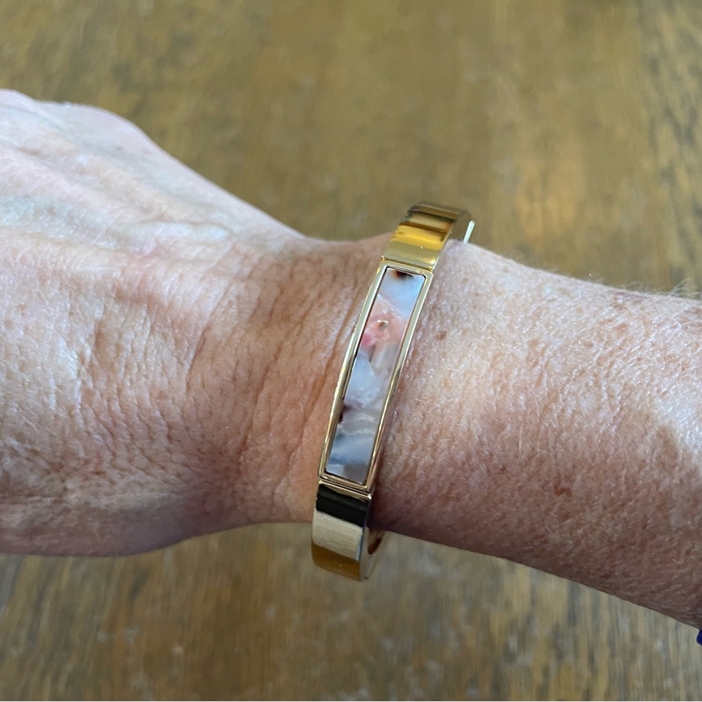 Loft Gold Tortoise Stretch Bangle Bracelet